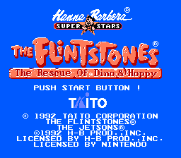 Flintstones The Rescue of Dino and Hoppy screenshot 2 for NES
